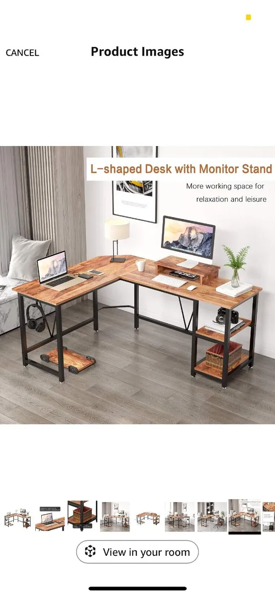 L- shaped corner Desk - Image 3