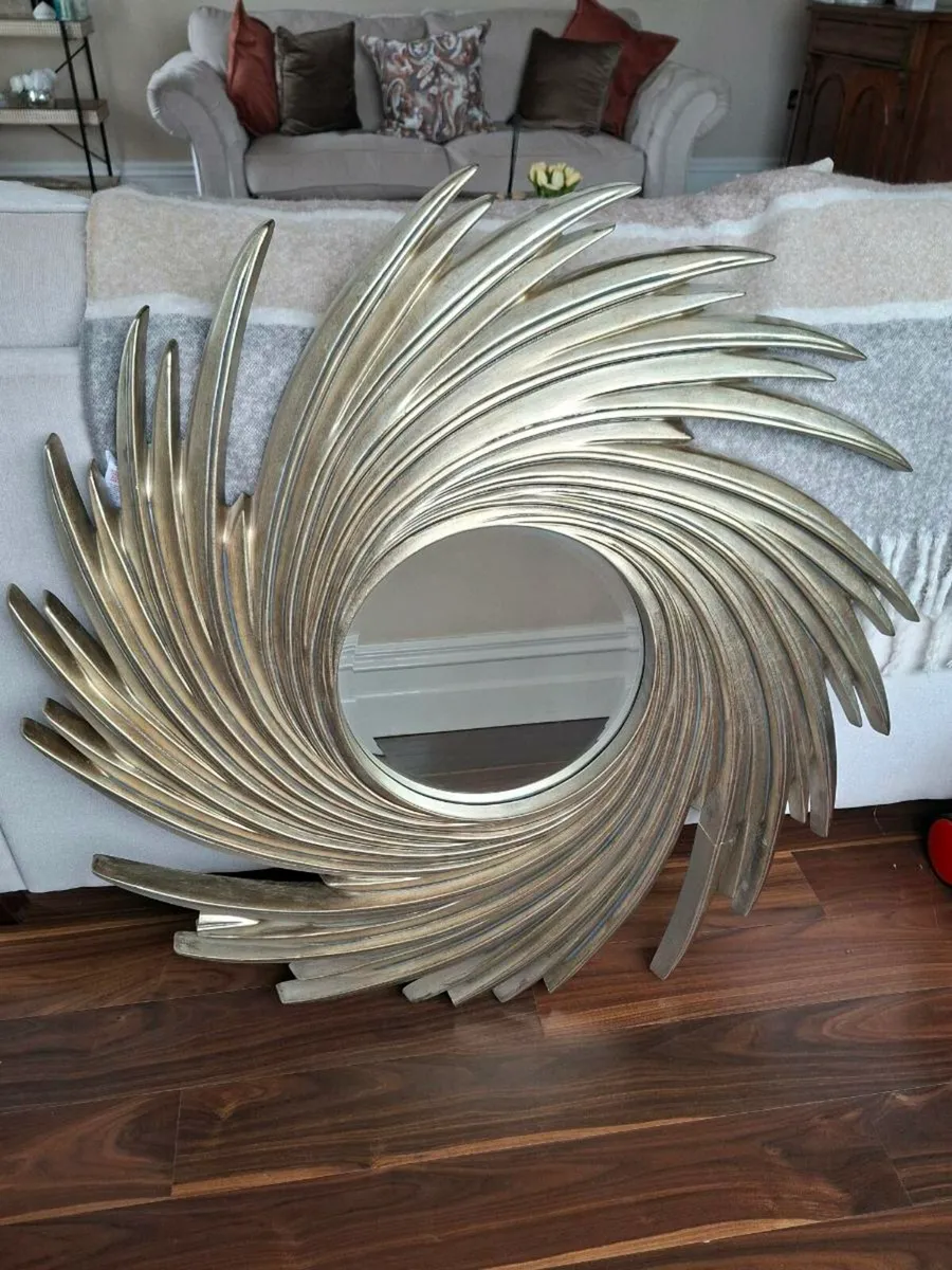 Mirror & 2 lamp tables - Image 1