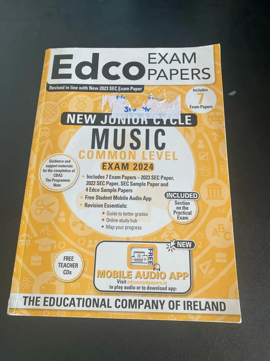 Junior cycle music common exam papers book (edco)