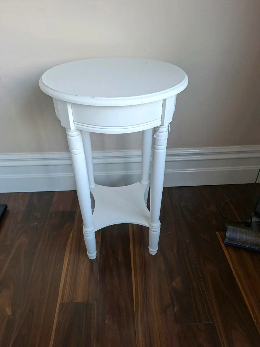 Mirror & 2 lamp tables - Image 3