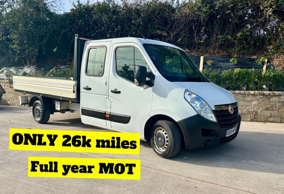 VAUXHALL MOVANO CREW PICK UP opel Renault master - Image 1
