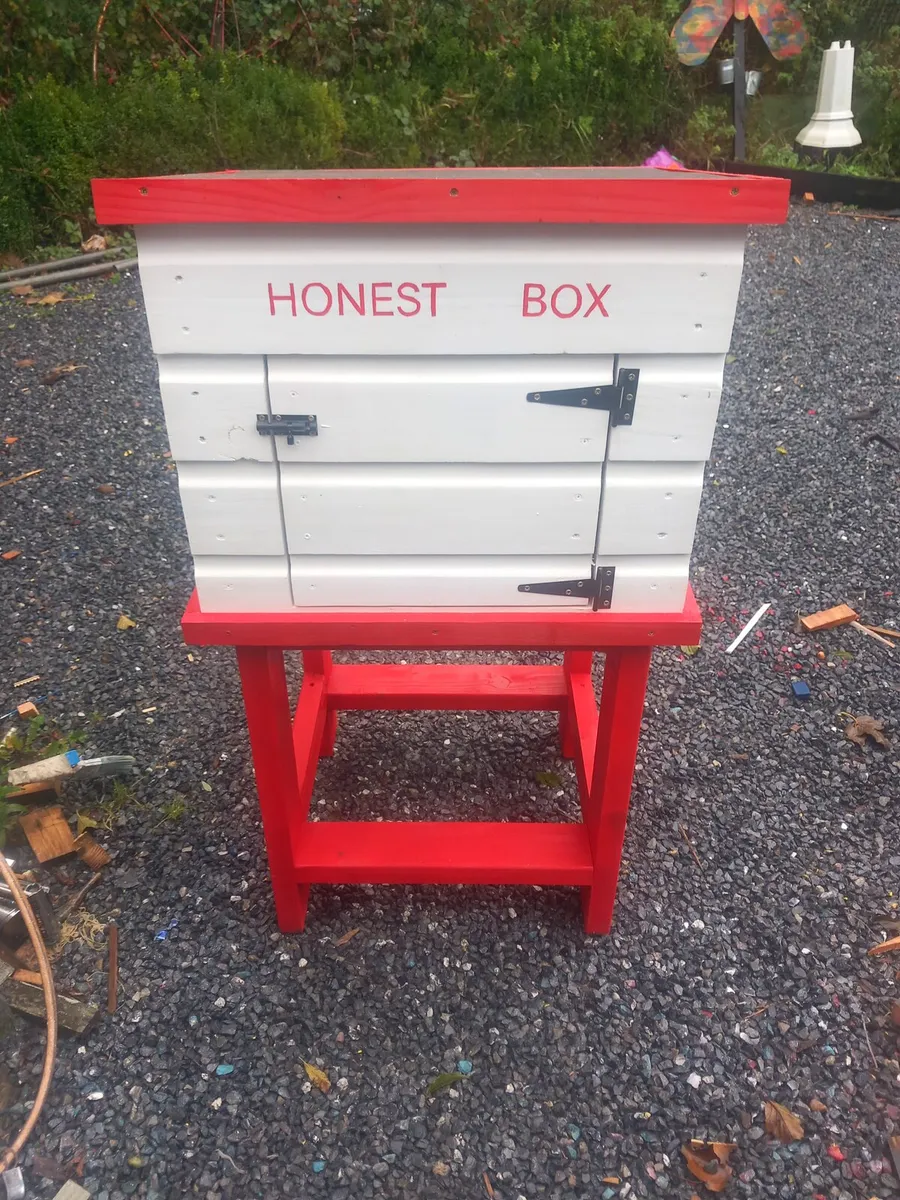 Honest box for selling eggs honey jam bread  etc - Image 1