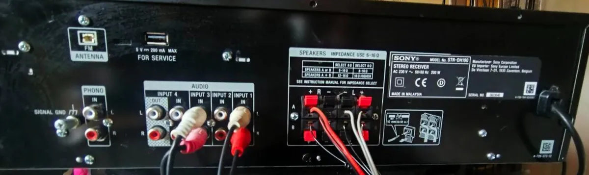 Sony Amplifier Headphones  Stereo  Receiver Hi Res - Image 3