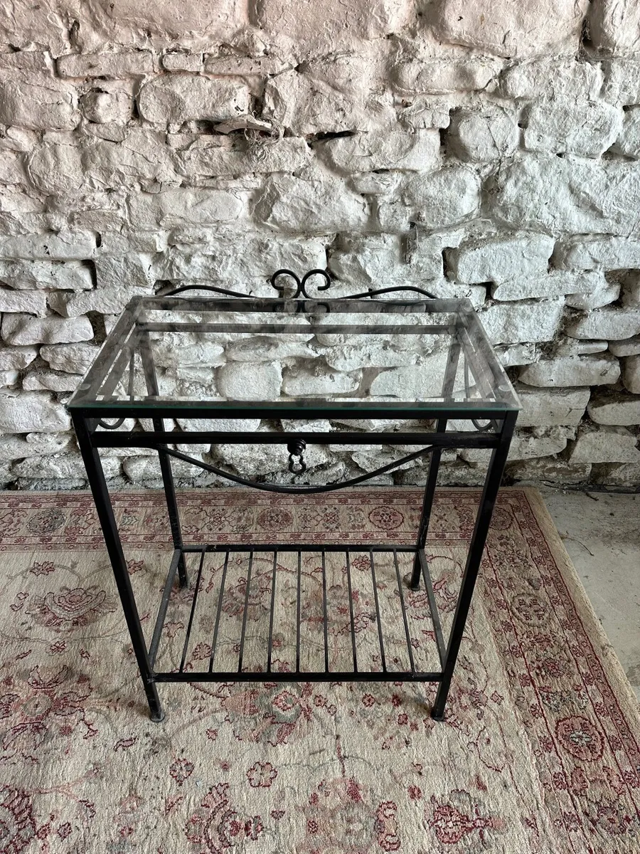 Hall table and mirror - Image 1