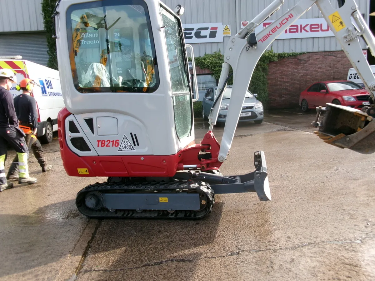 Takeuchi TB216 cab  #14005113 - Image 4