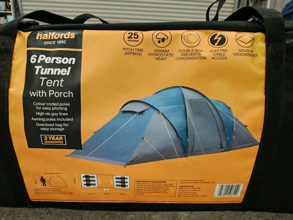 6 person Tunnel tent - Image 1