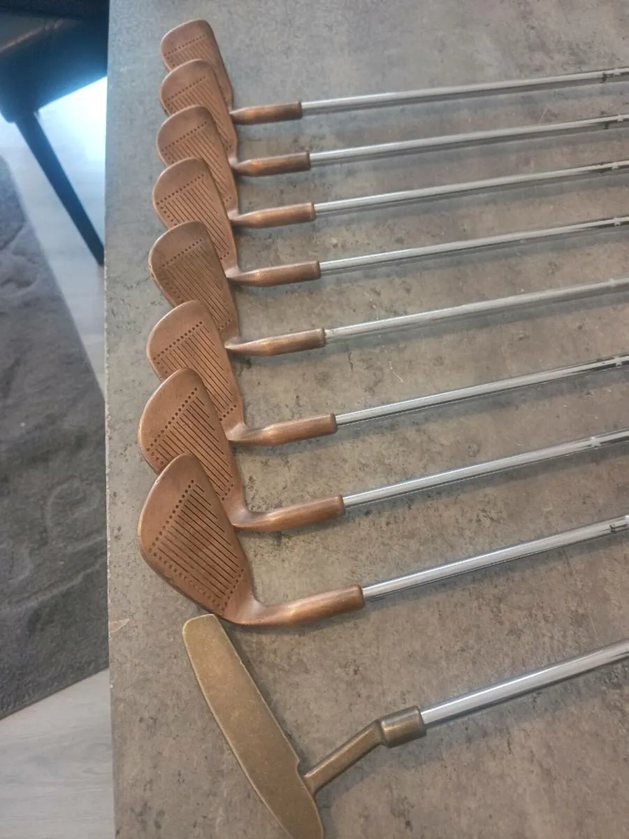 Spalding golf irons and ping putter. - Image 3