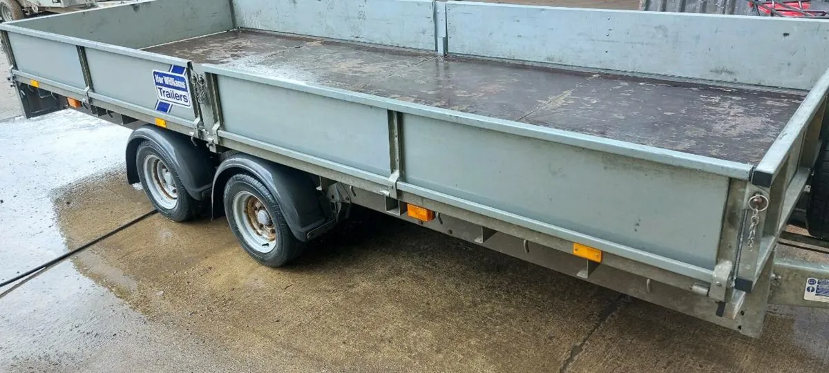 Ifor Williams 16x6'6 drop side trailer  2017 - Image 1