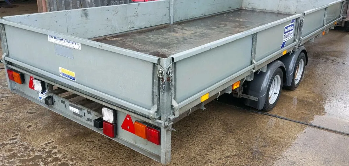 Ifor Williams 16x6'6 drop side trailer  2017 - Image 2