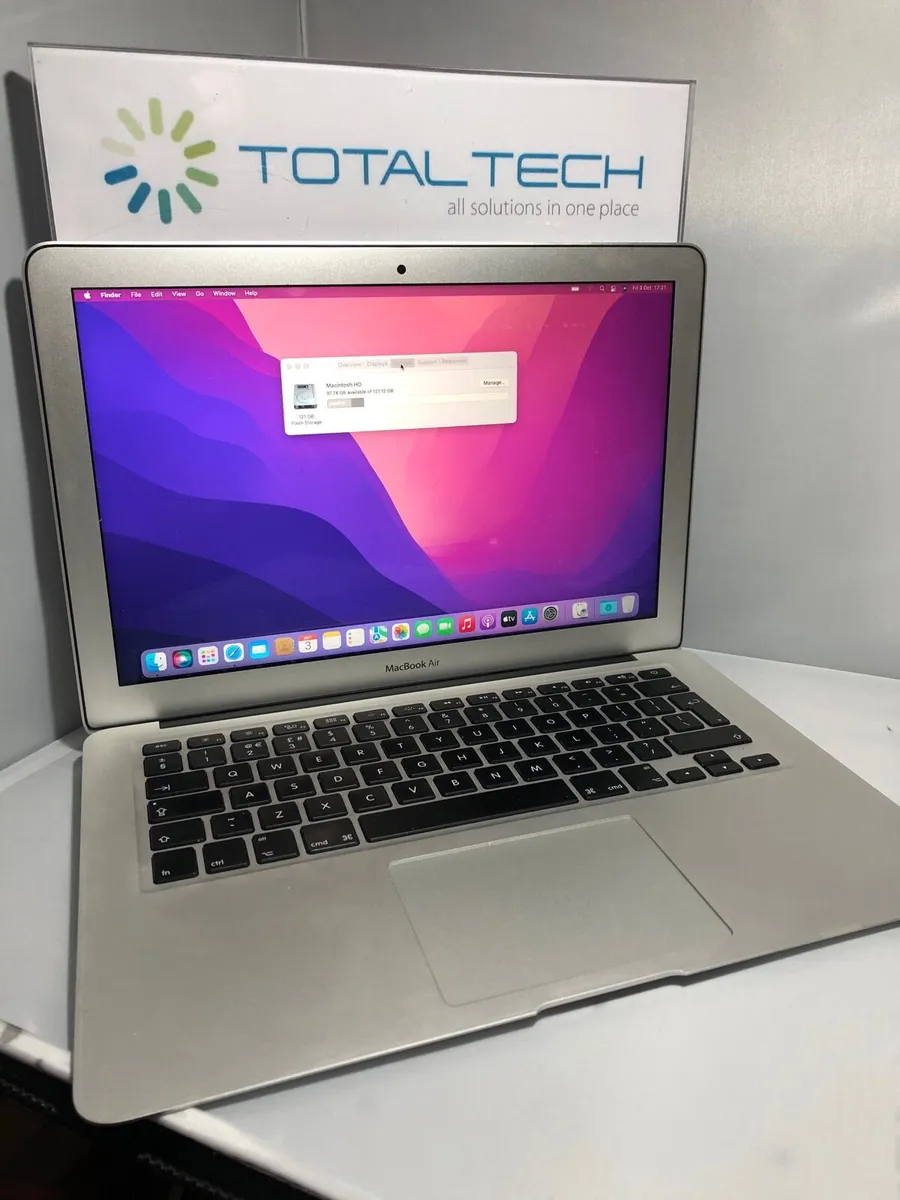 TotalTech MacBook Air 2017 13' i5 Monterey - Image 1
