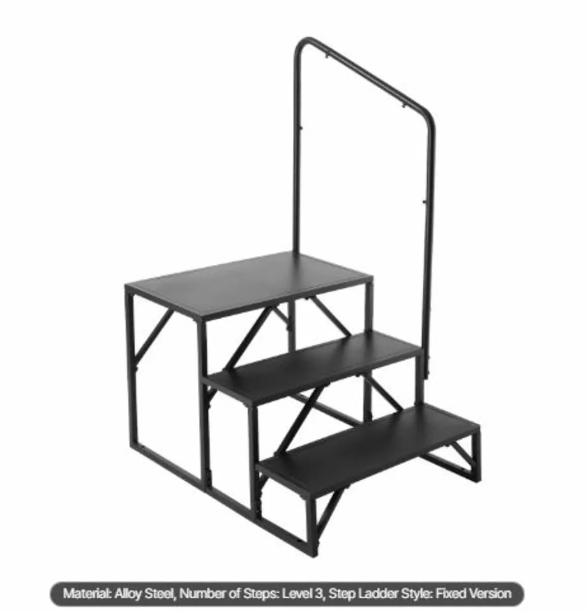 RV Steps, 3-Step RV Stairs, 440 LBS/199.6 kg Load - Image 1
