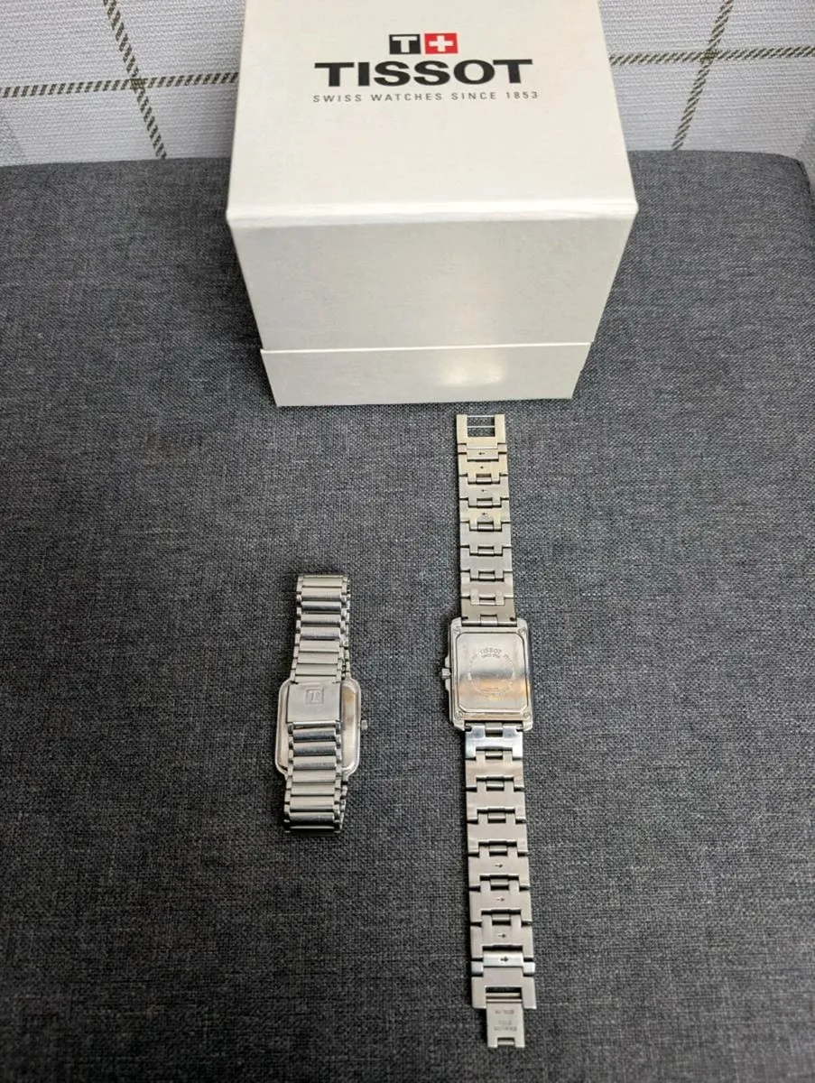 Rare Pair of Vintage Tissot Dual Time Watches - Image 3