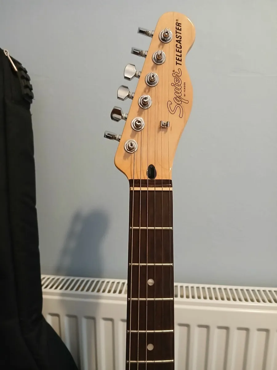 Fender Squier Tele Deluxe, Fender Amp, and Bag - Image 3