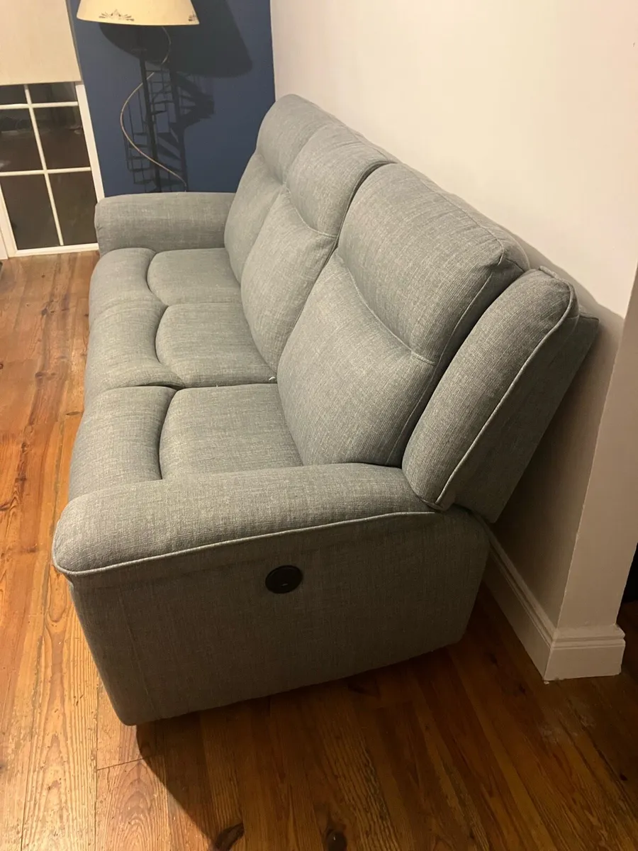 Electric Reclining 3 Seater Sofa - Image 2