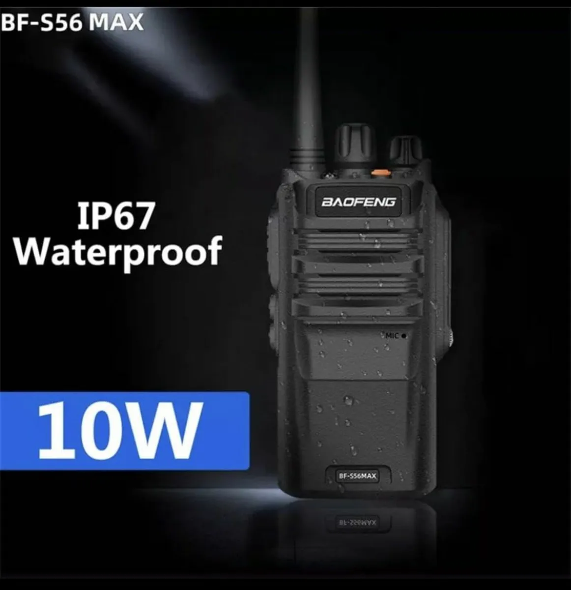 Walkie talkie S56 two way radios waterproof - Image 2