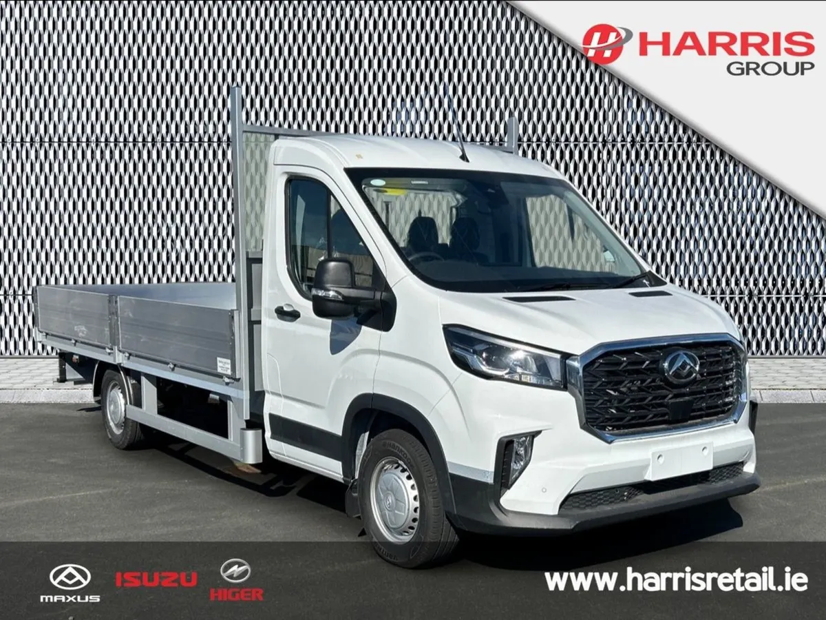 Maxus Deliver 9 Single Wheel L4 14ft Dropside - Image 1