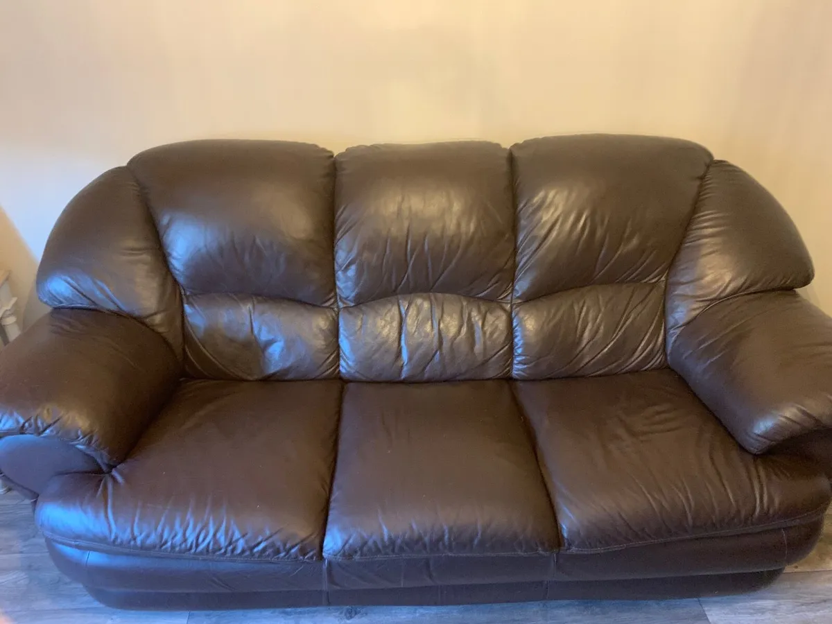 Leather sofa - Image 1