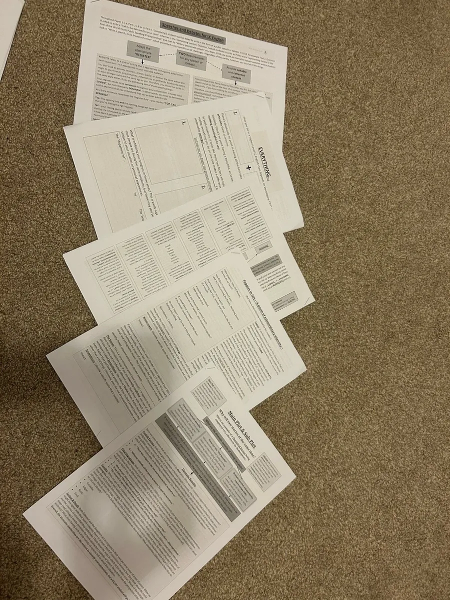 Leaving Cert English - 2025 notes from the IOE - Image 1