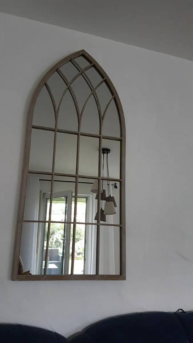 Rustic Vintage Mirror Arch Mirror Gothic Style 50 - Image 4