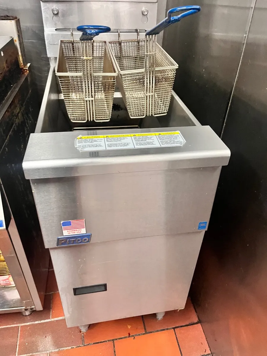 Fryer and hot plate - Image 1