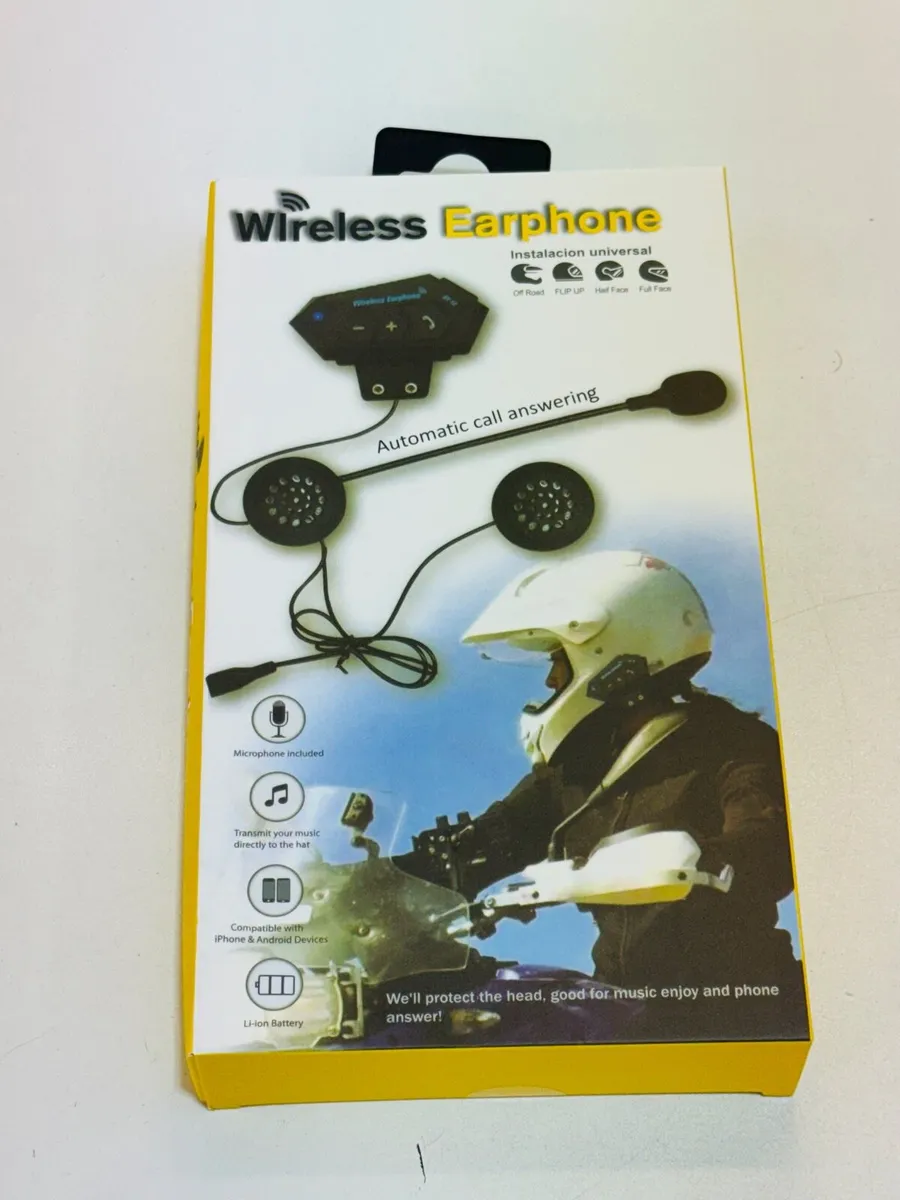 wireless earphone motorcycle helmet