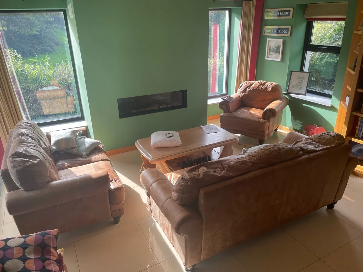 Huge set of leather sofas - Image 2