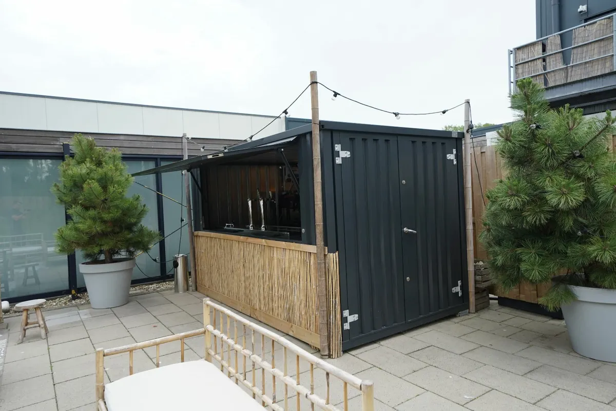 Cocktail Bar 4x2 meters RAL 7016 - Image 1