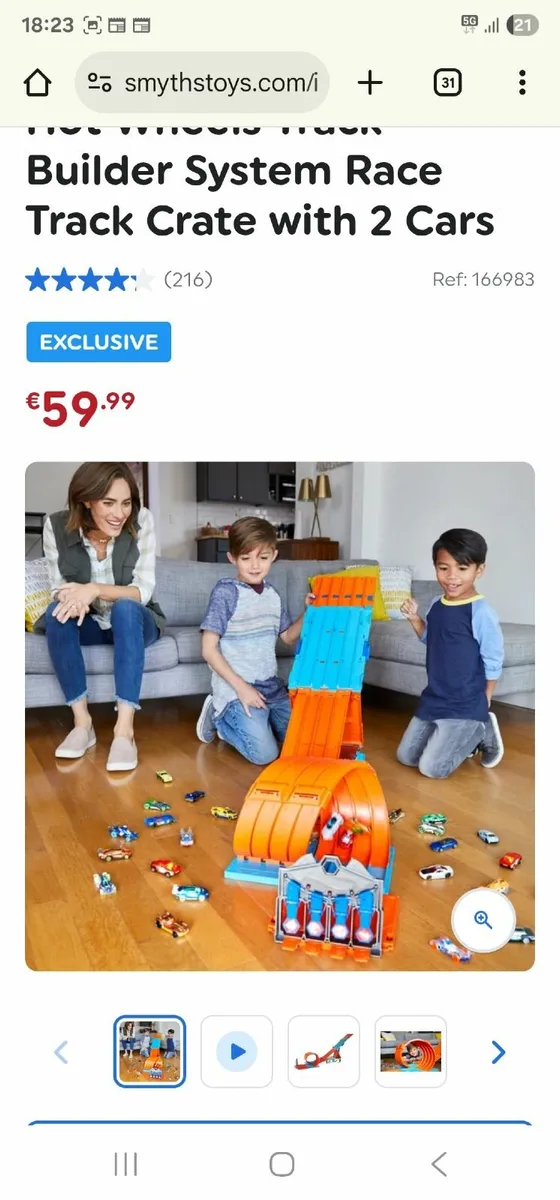 Hot wheels track builder system race - Image 1