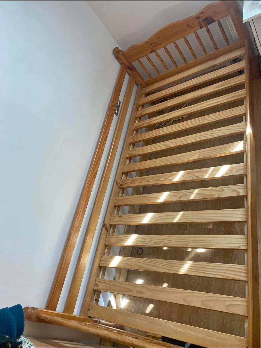 Good Solid Single Wooden Bed Frame - Can Deliver