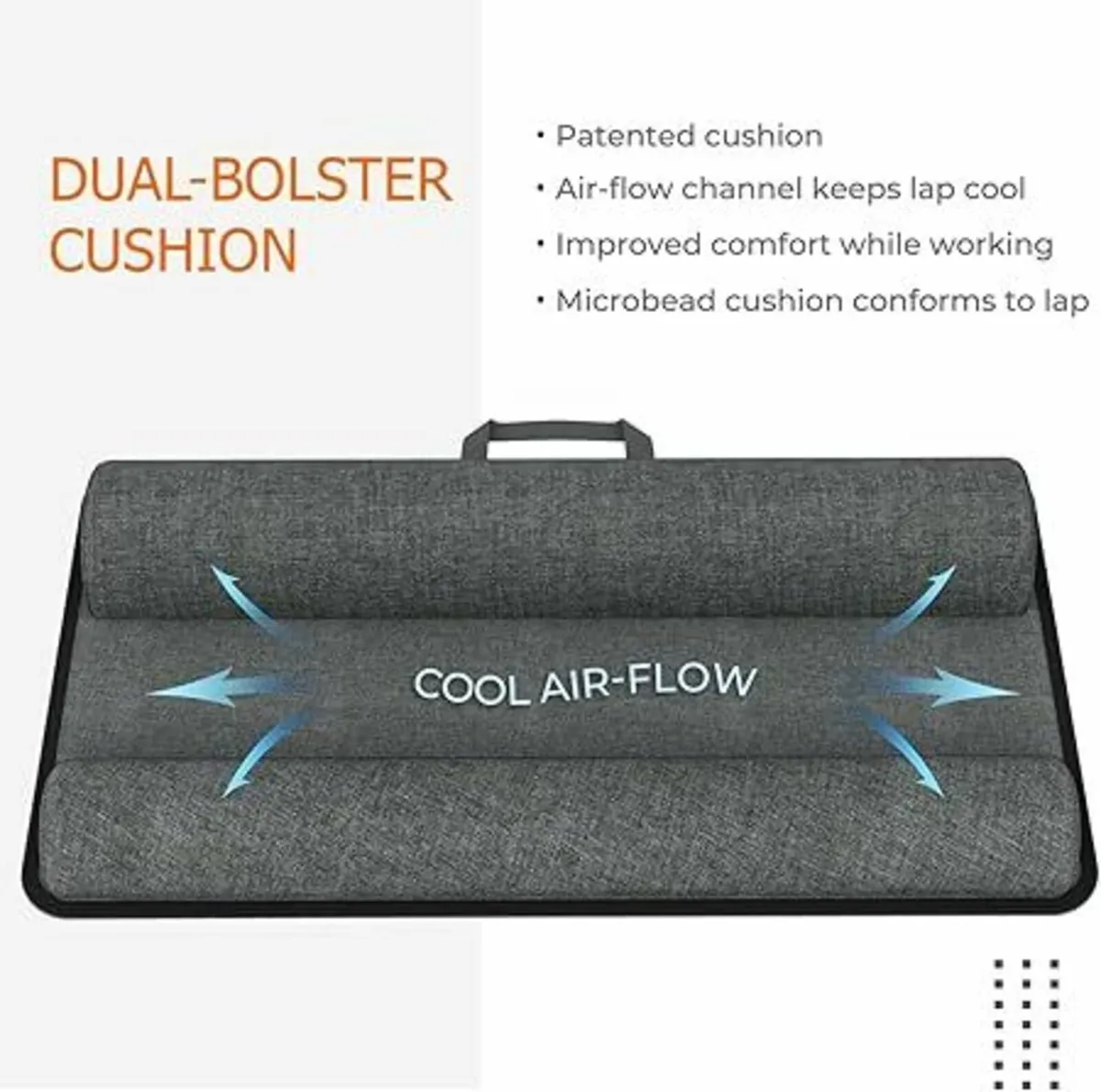 Lap Desk Laptop Tray with Pillow Cushion - Image 3