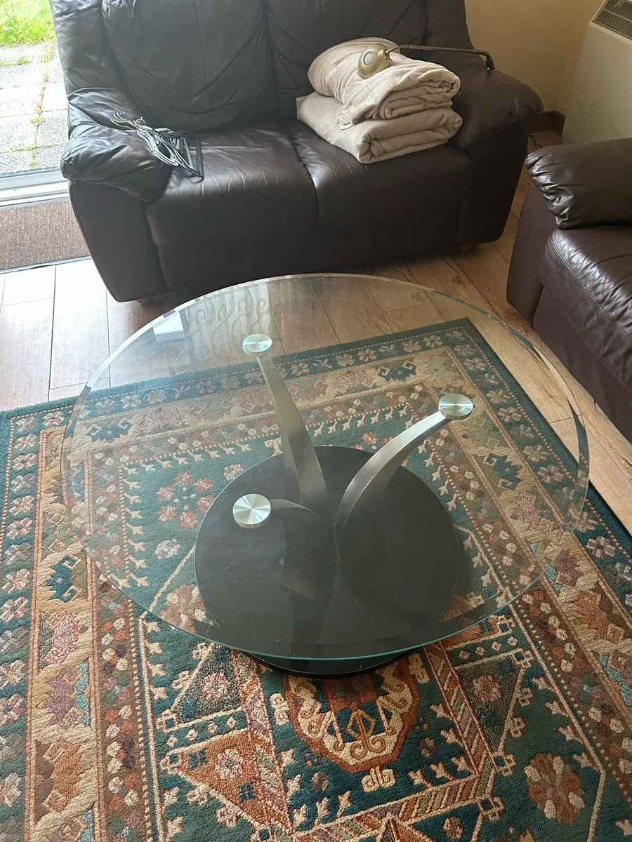 Living Room Glass Table - Image 3