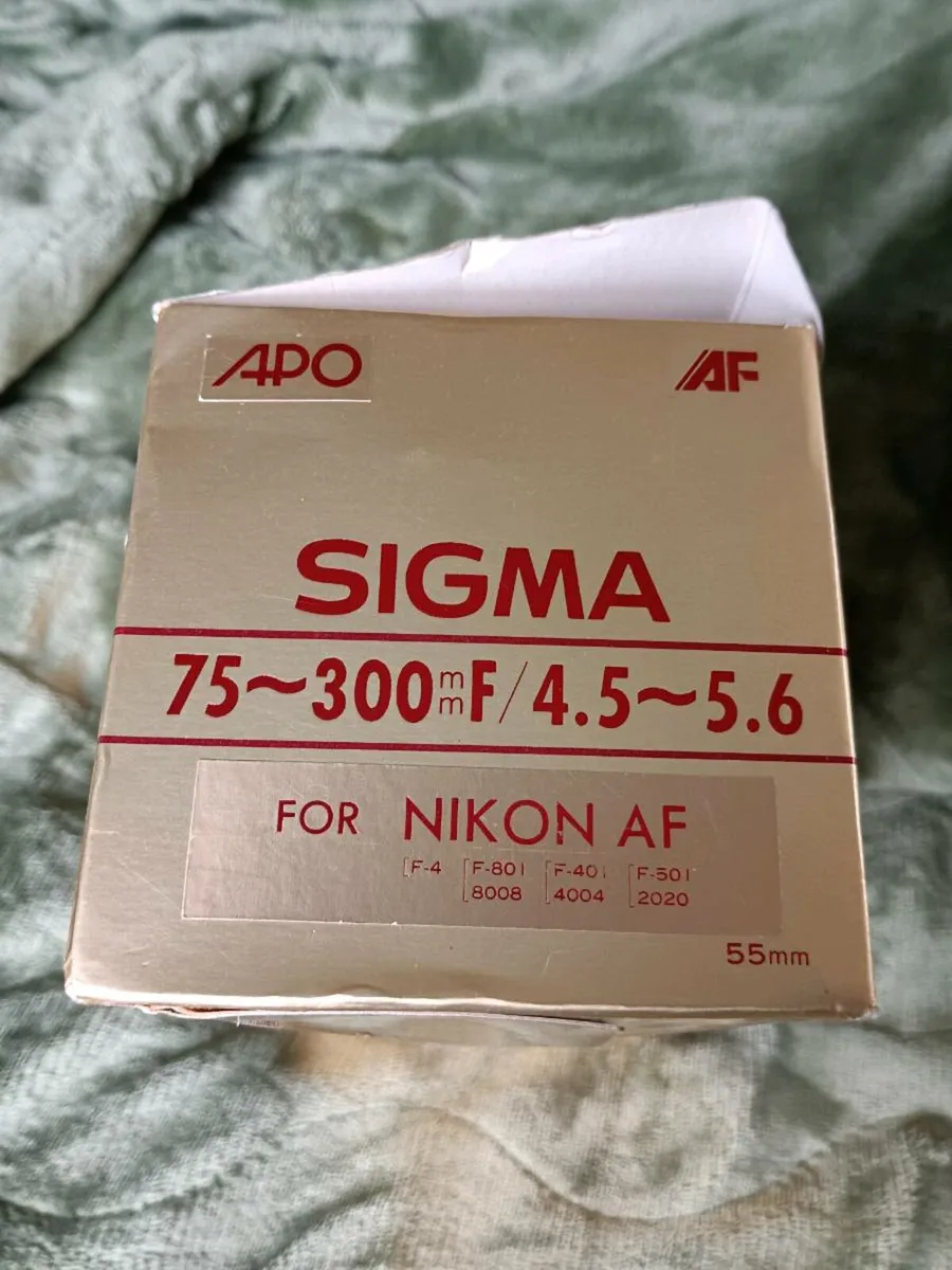 Sigma 75-300mm F4.5-5.6 Nikon Fit - Image 1