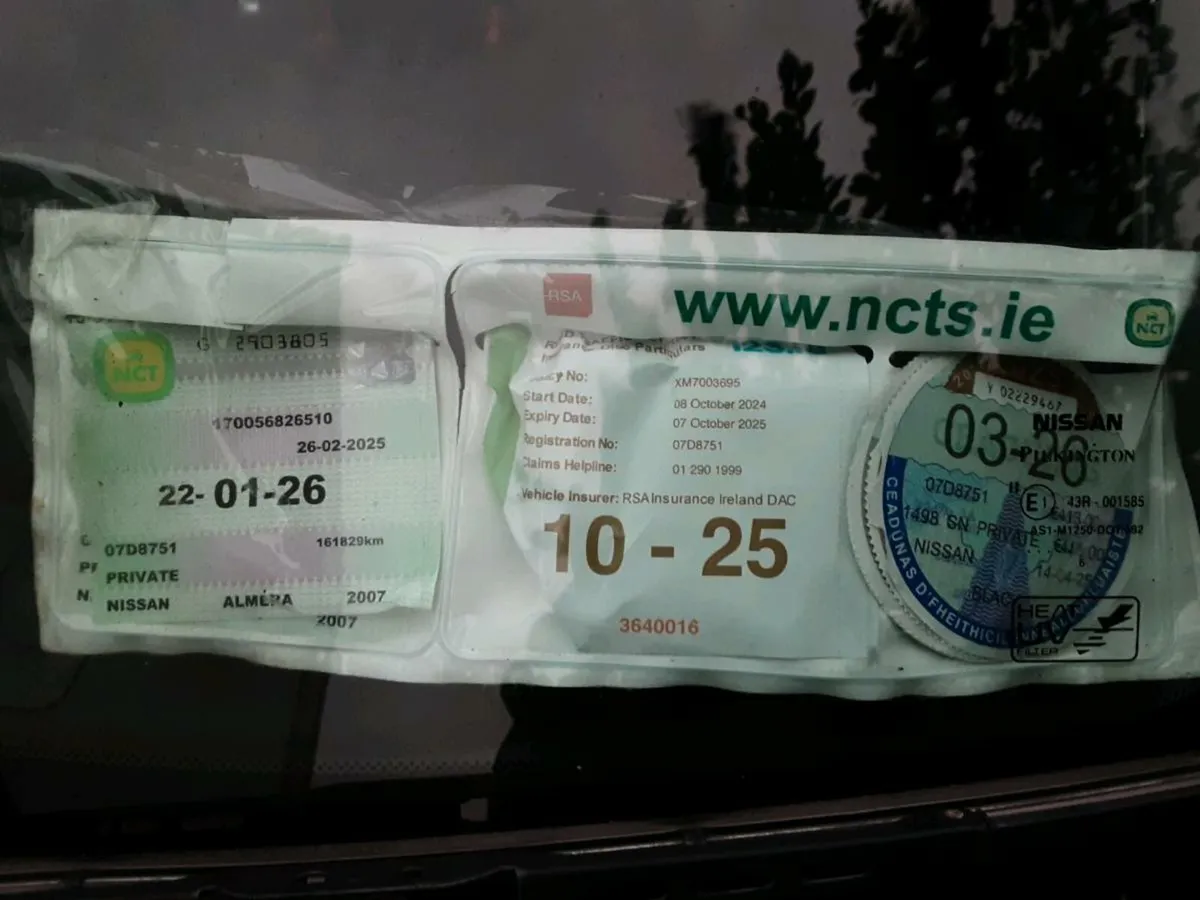 Nissan almeria taxed ncted low mileage - Image 2