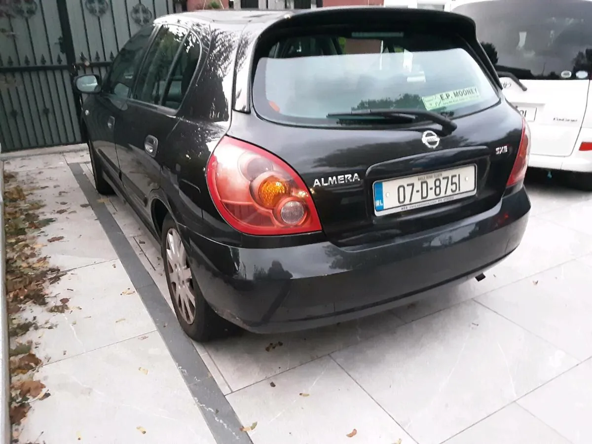 Nissan almeria taxed ncted low mileage - Image 3