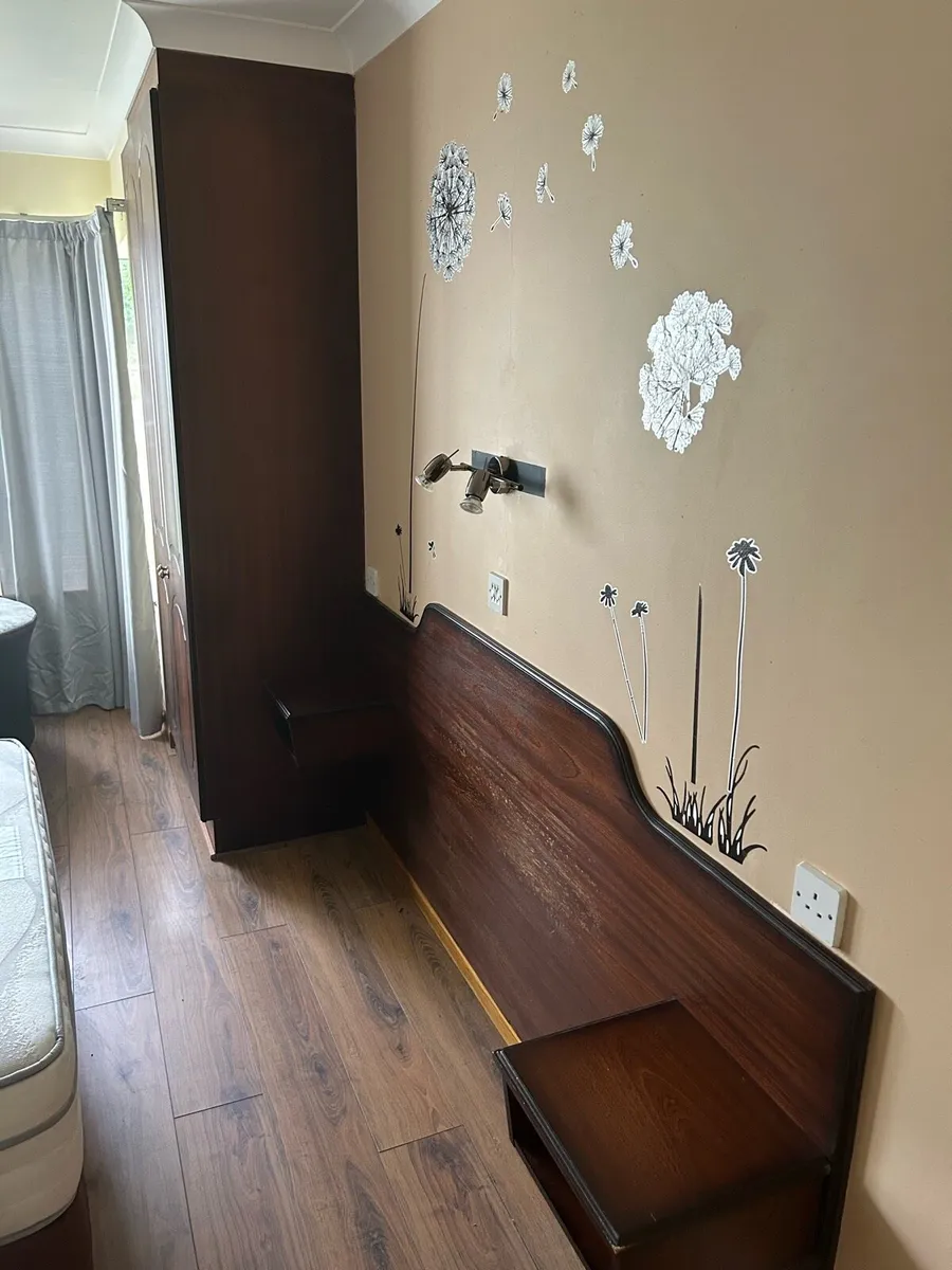 Wardrobe, Desk, Bed Backboard, Mirror - Image 4