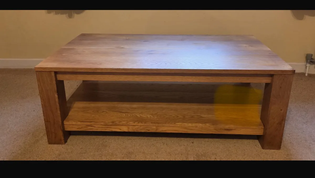 Solid Oak Coffee Table