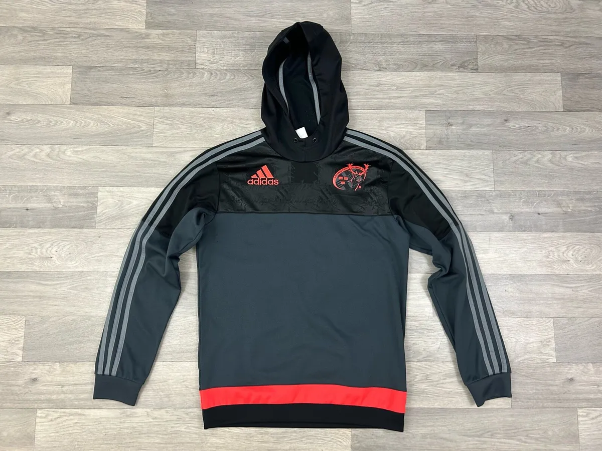 Adidas Munster Rugby Hoodie Mens Small - Image 1