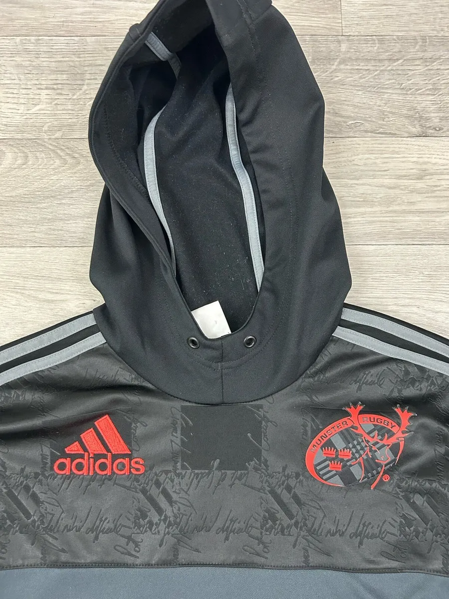 Adidas Munster Rugby Hoodie Mens Small - Image 3