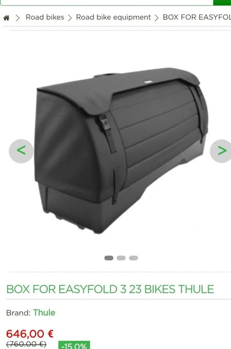 Thule Easy Fold 3 Bike Rack and Storage Box - Image 2