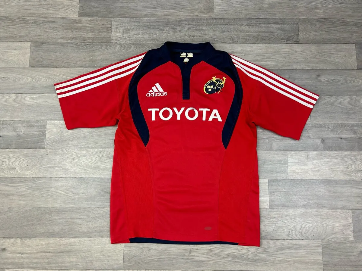 Vintage 2007 Adidas Munster Rugby Jersey Shirt - Image 1