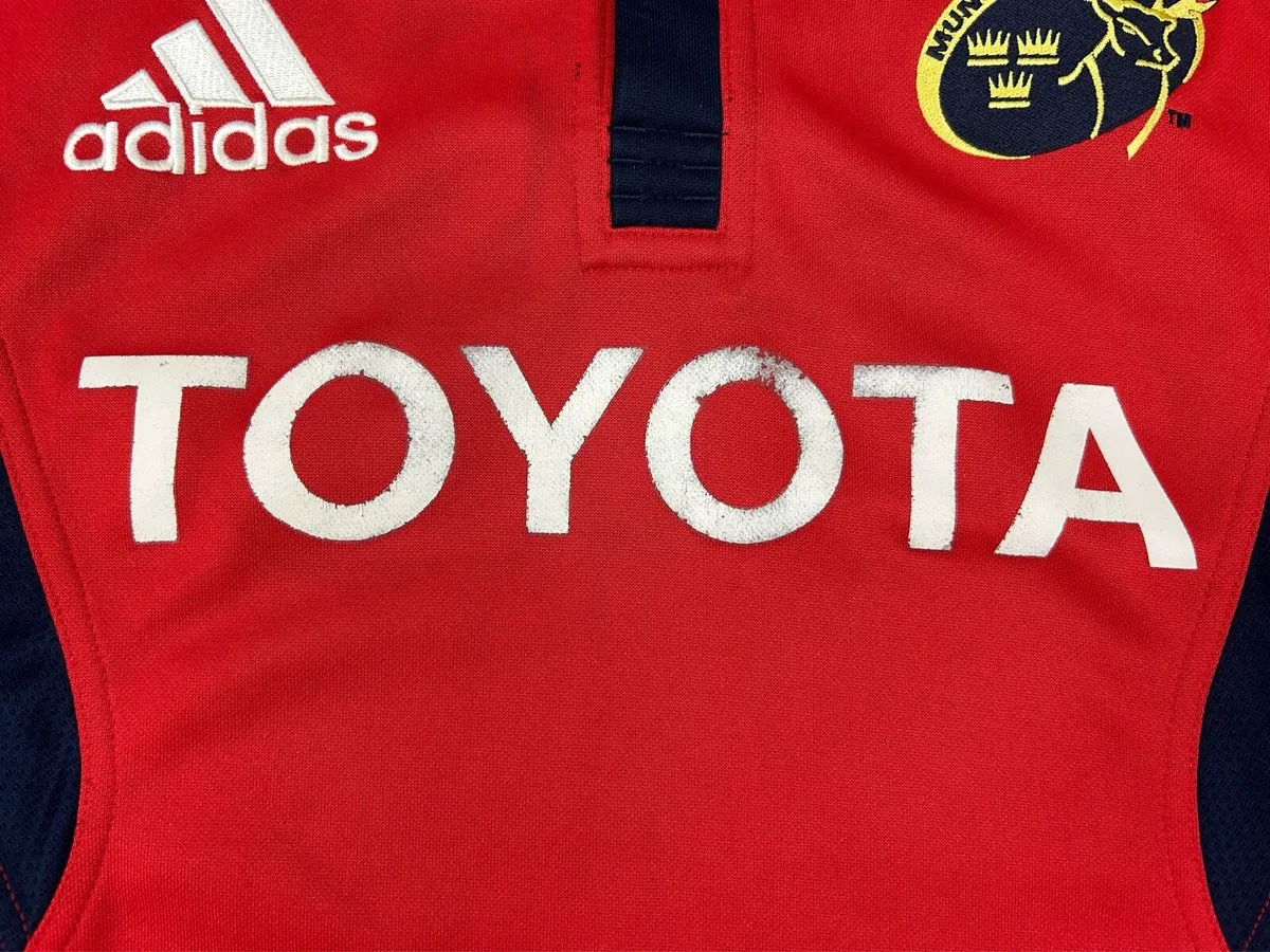 Vintage 2007 Adidas Munster Rugby Jersey Shirt - Image 3