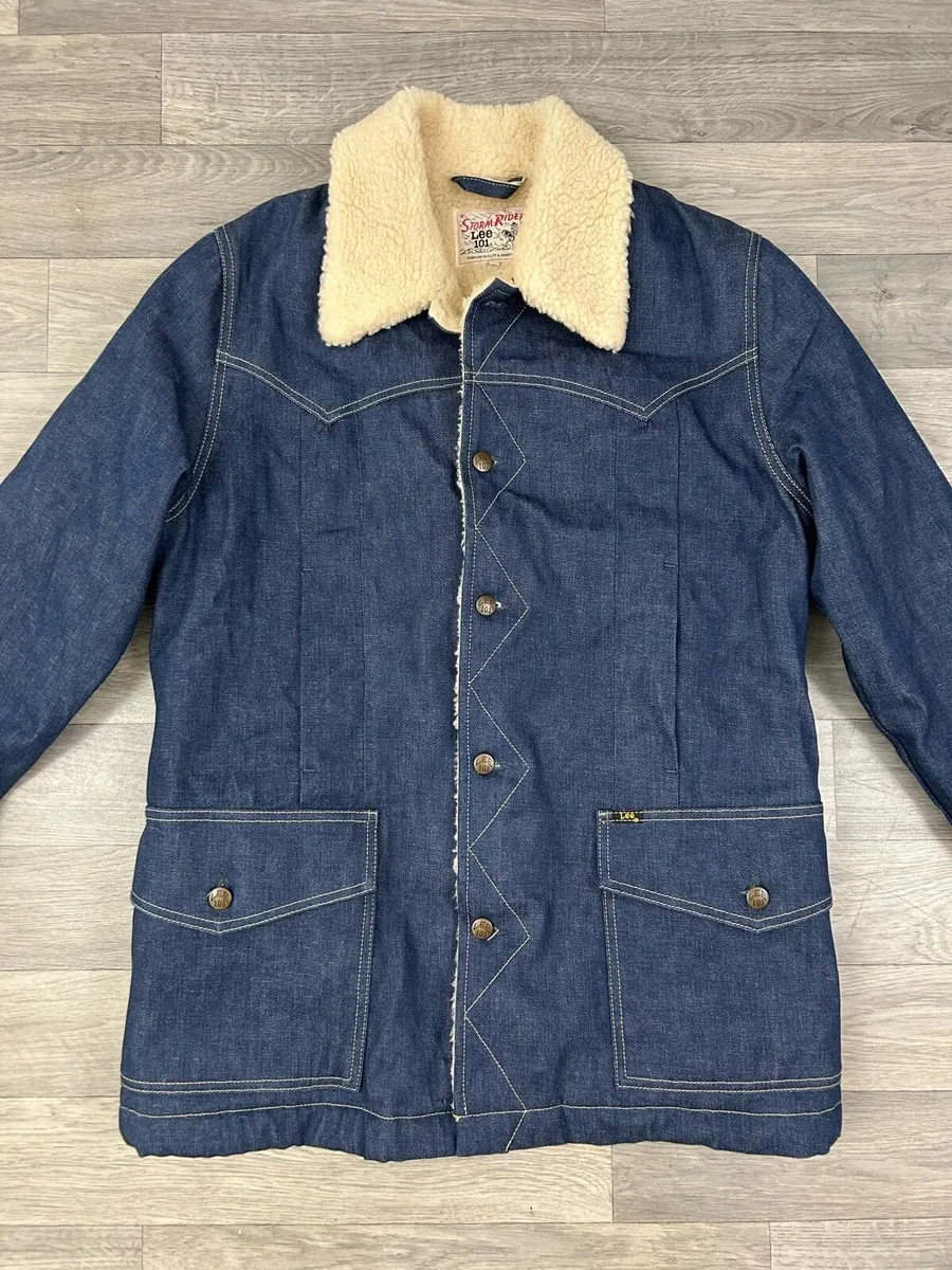 Lee Storm Rider 101 70s Sherpa Fleece Denim Jacket - Image 2