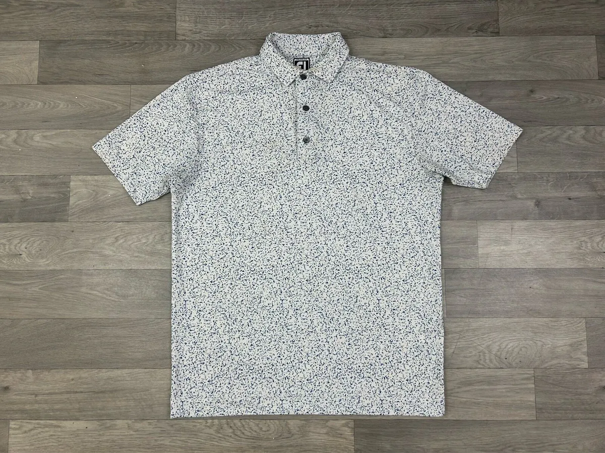 FootJoy FJ Patterned Golf Polo Shirt Mens Large - Image 1