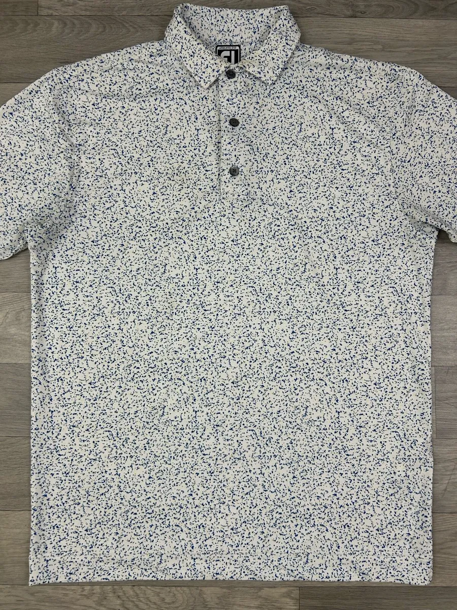 FootJoy FJ Patterned Golf Polo Shirt Mens Large - Image 2