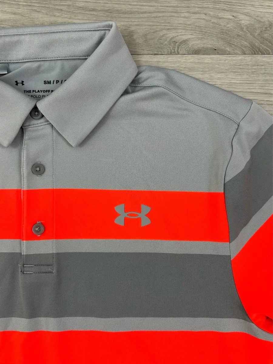 Under Armour Playoff Golf Polo Shirt Mens Small - Image 3