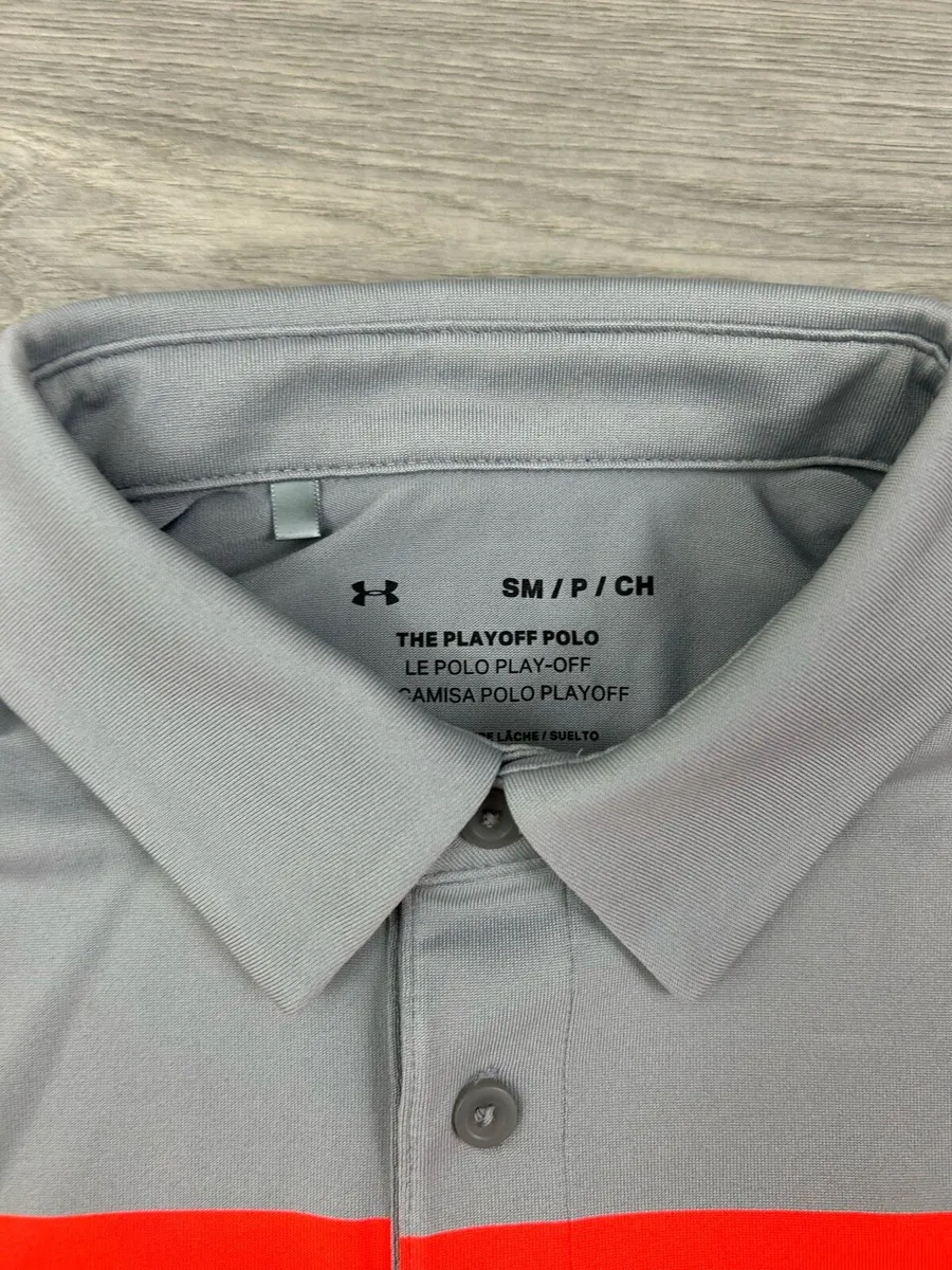 Under Armour Playoff Golf Polo Shirt Mens Small - Image 4