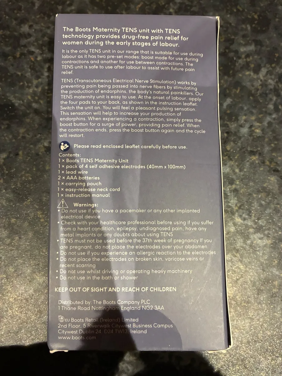 Boots Maternity Tens machine - Image 2