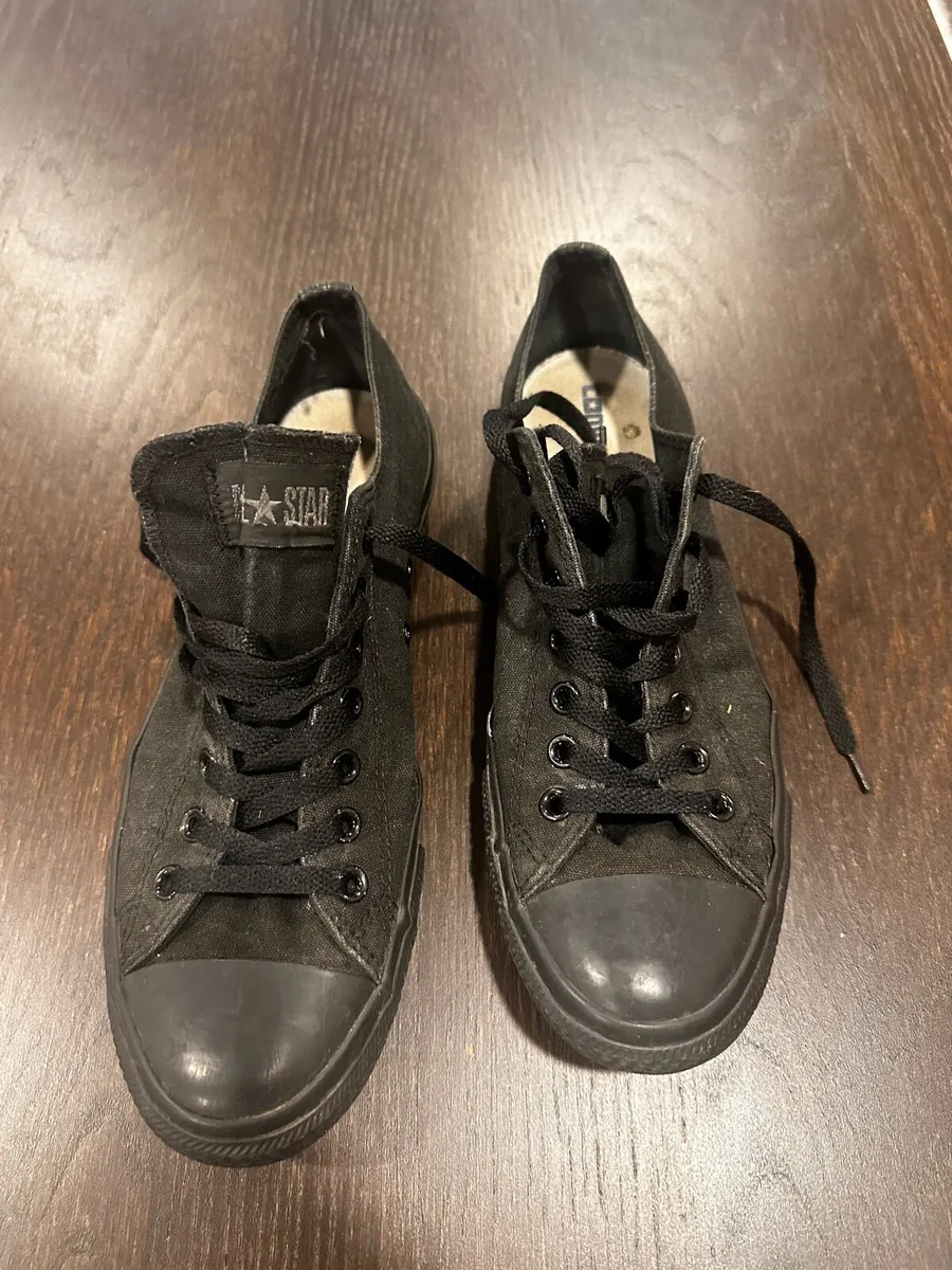 Converse low rise - black size 10 - Image 1