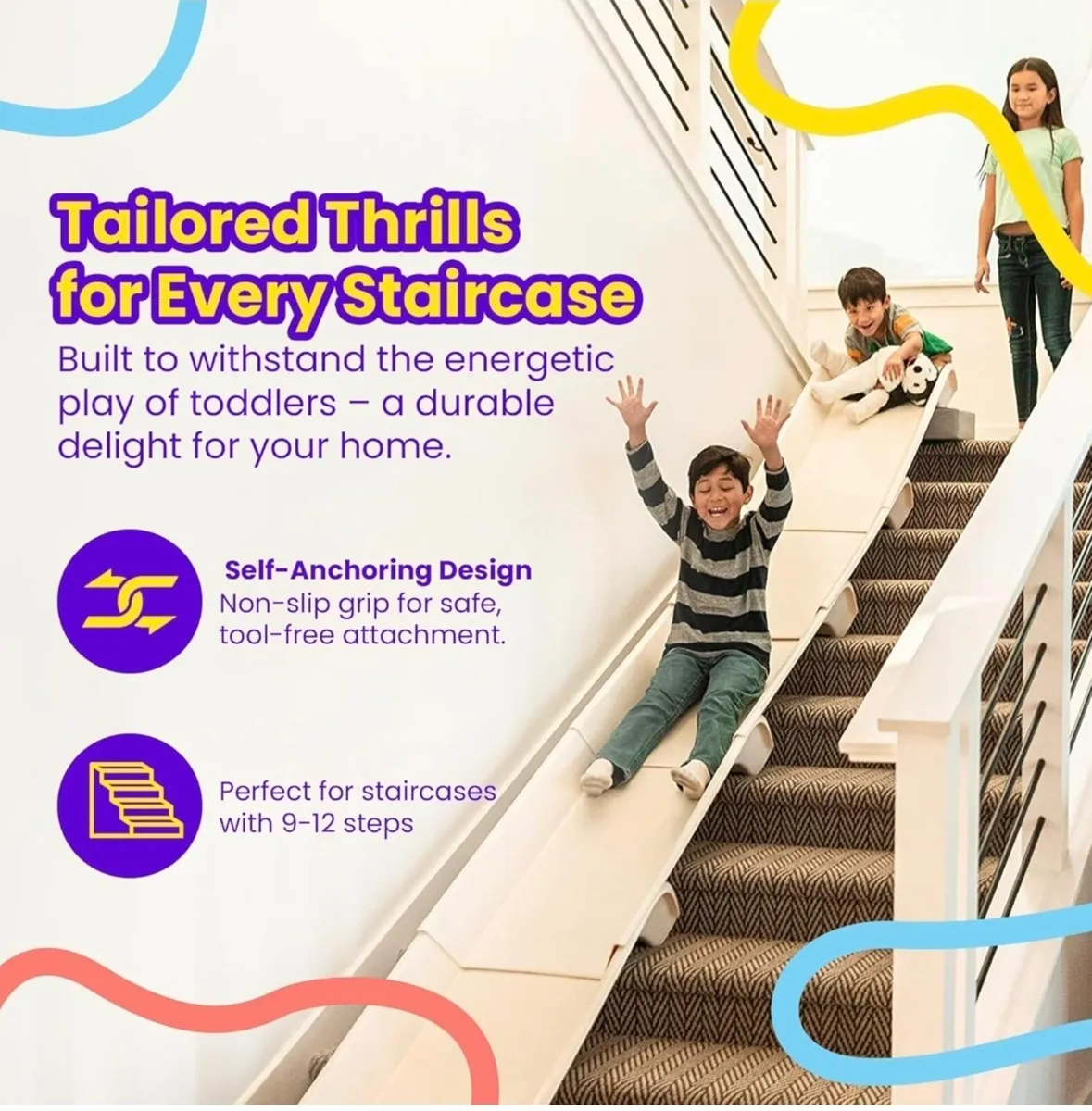 Indoor Stairs Slide for Kids - Image 3