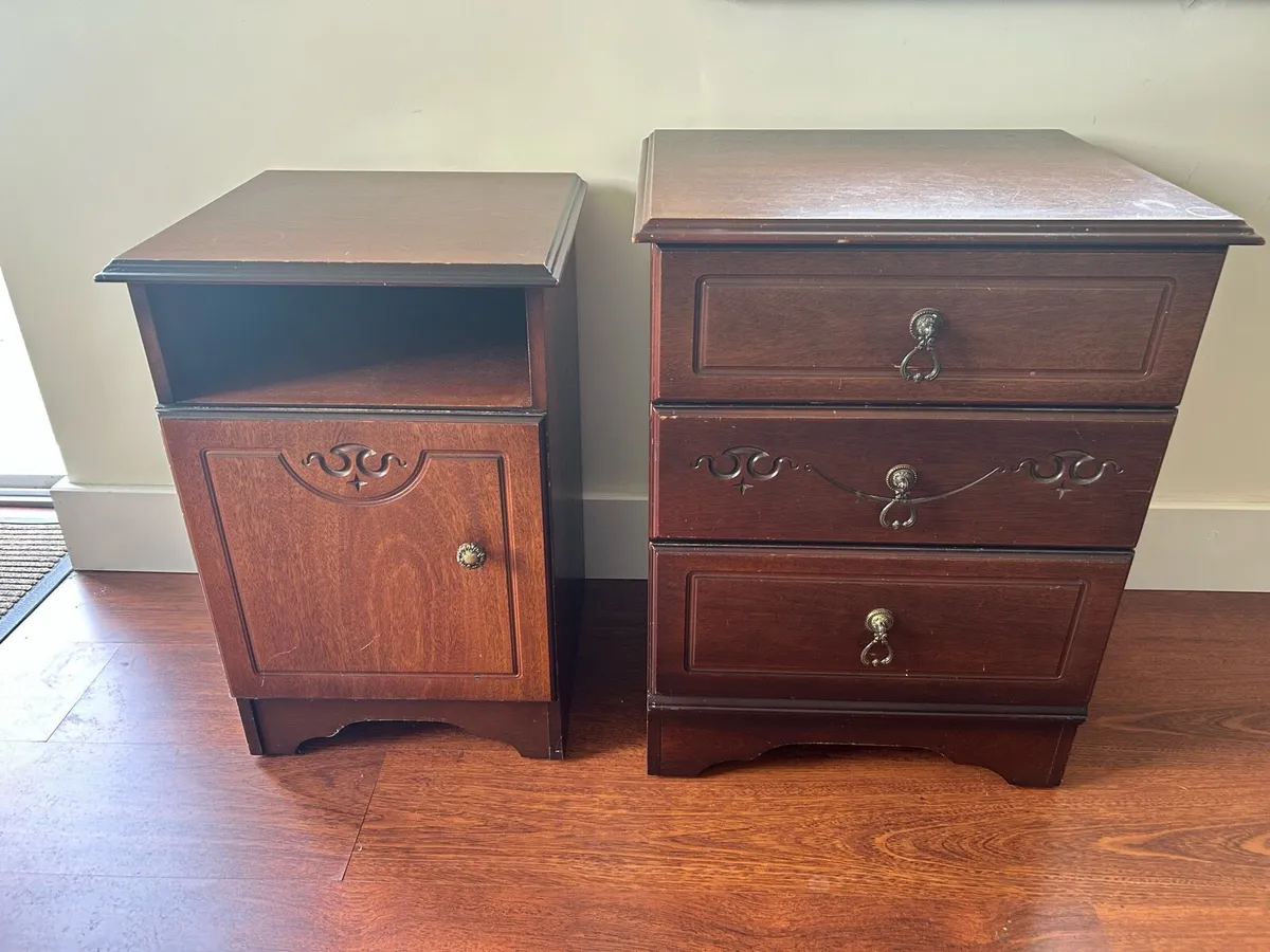 Bedside Lockers x 2 Need Gone this weekend - Image 1